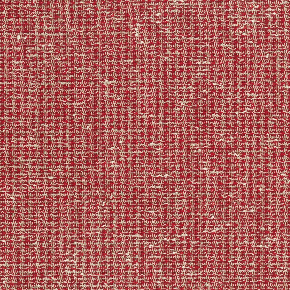 Bulet Fabric - Red by red plain woven fabric from Nina Campbell