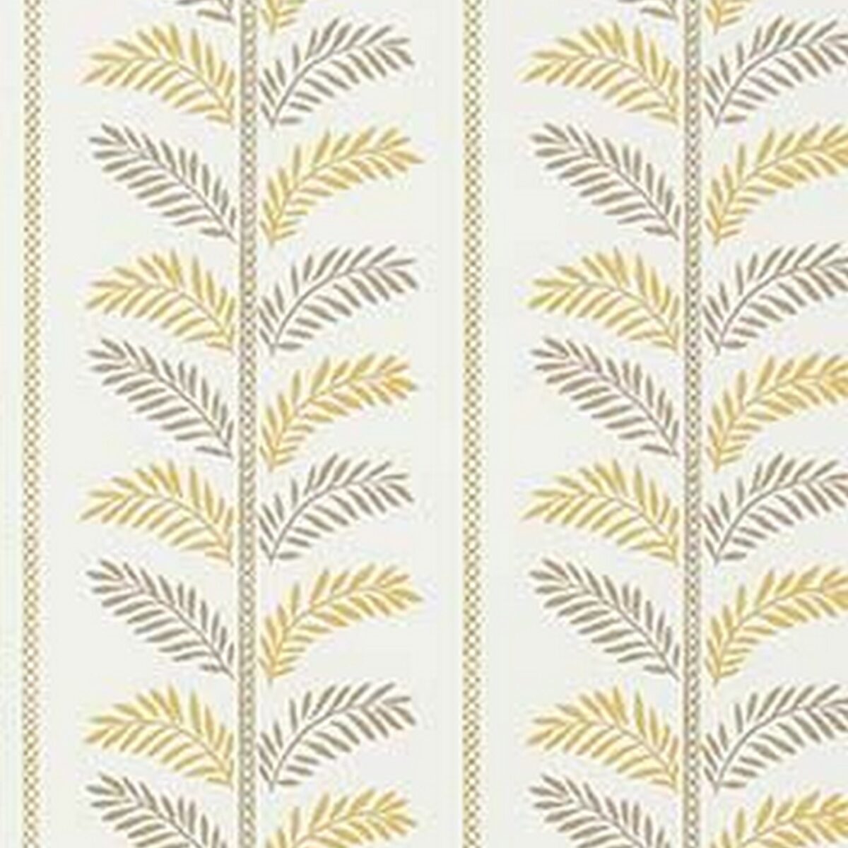 yellow botanical wallpaper from nina campbell
