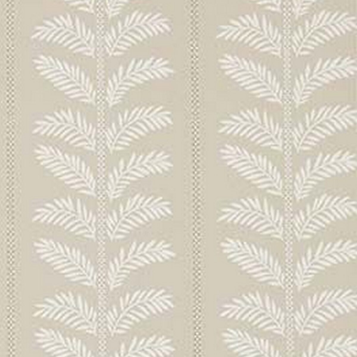 Plumier Wallpaper - Stone / Ivory by neutral botanical wallpaper from nina campbell