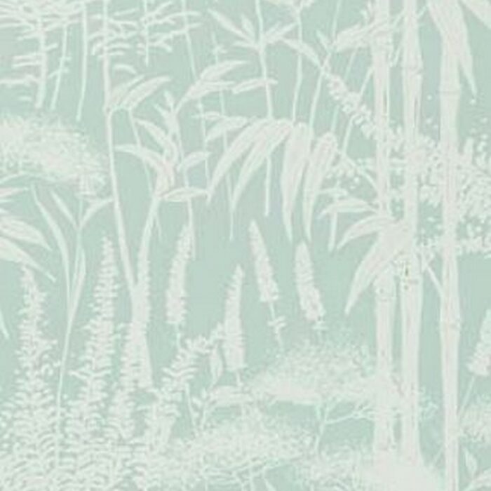 Poiteau Wallpaper - Aqua swatch
