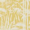 yellow botanical wallpaper from nina campbell