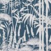 blue botanical wallpaper from nina campbell