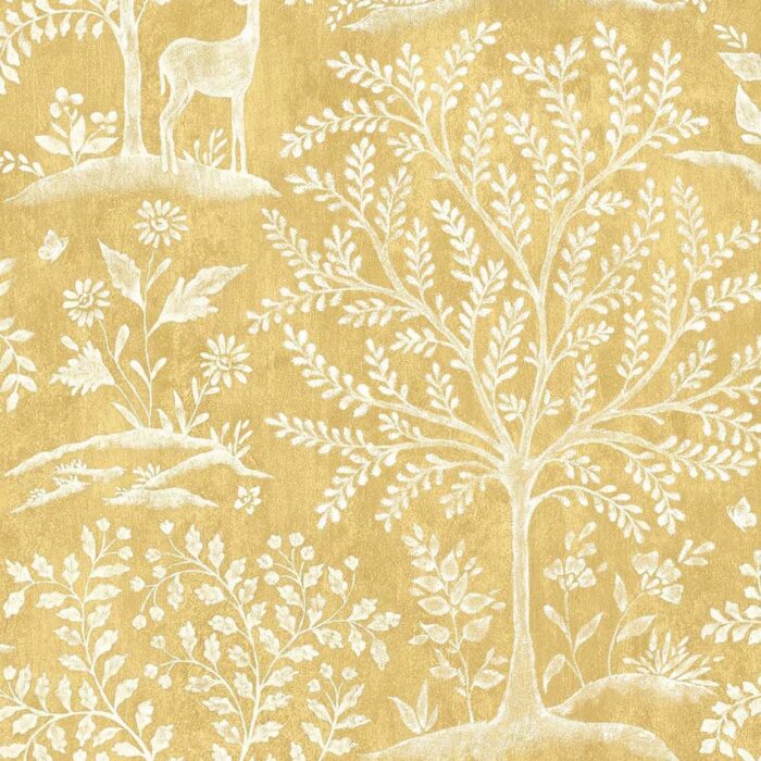 Foret Wallpaper - Ochre swatch