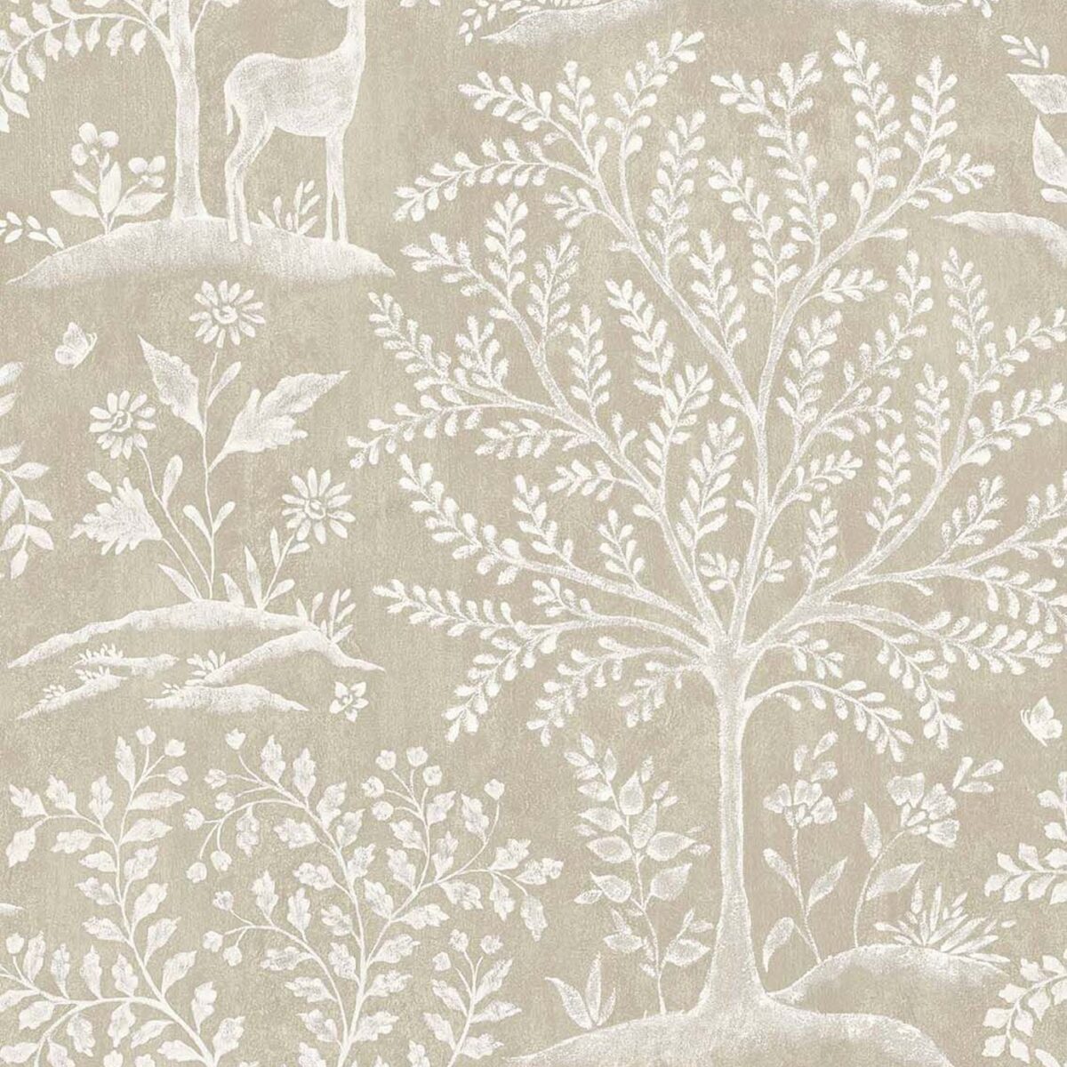 Foret Wallpaper - Linen by nina campbell foret wallpaper