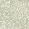 green animal wallpaper from nina campbell