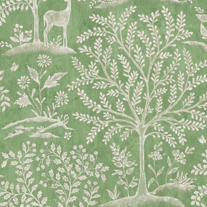 Foret Wallpaper - Emerald swatch