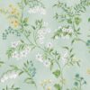 blue botanical wallpaper from nina campbell