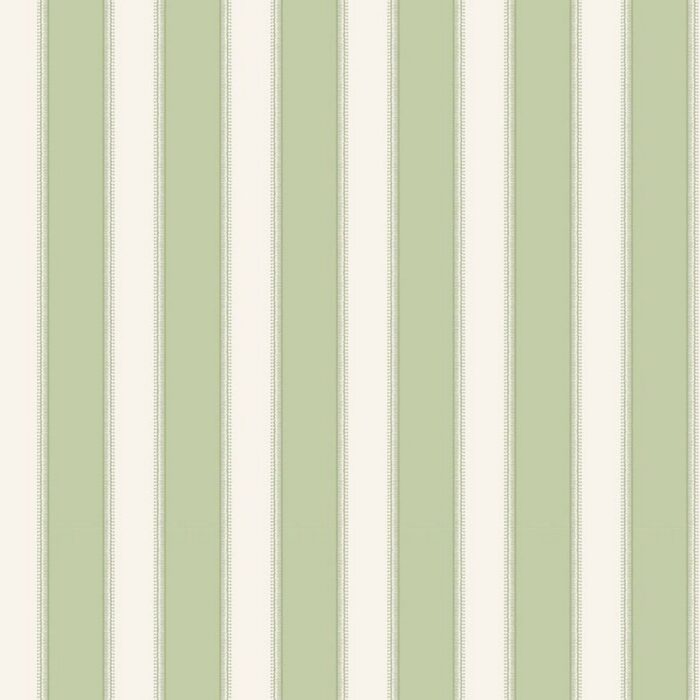 Sackville Stripe Wallpaper - Green swatch