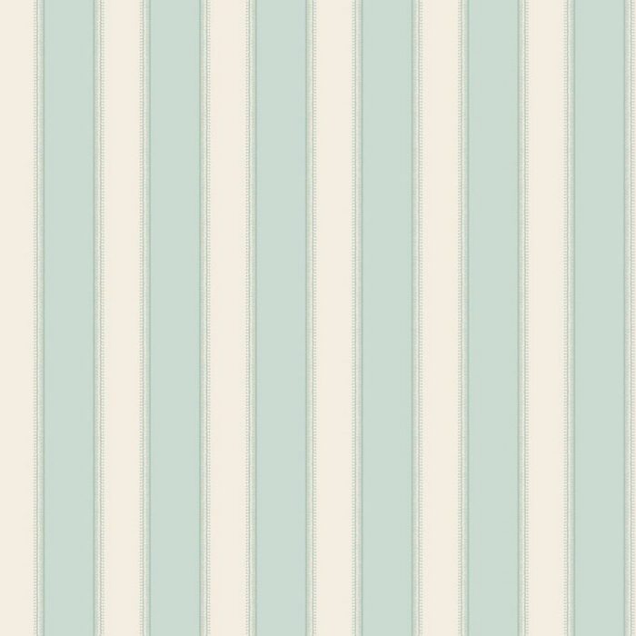 Sackville Stripe Wallpaper - Aqua swatch