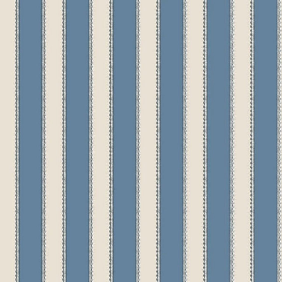 Sackville Stripe Wallpaper - Blue by blue striped wallpaper from nina campbell