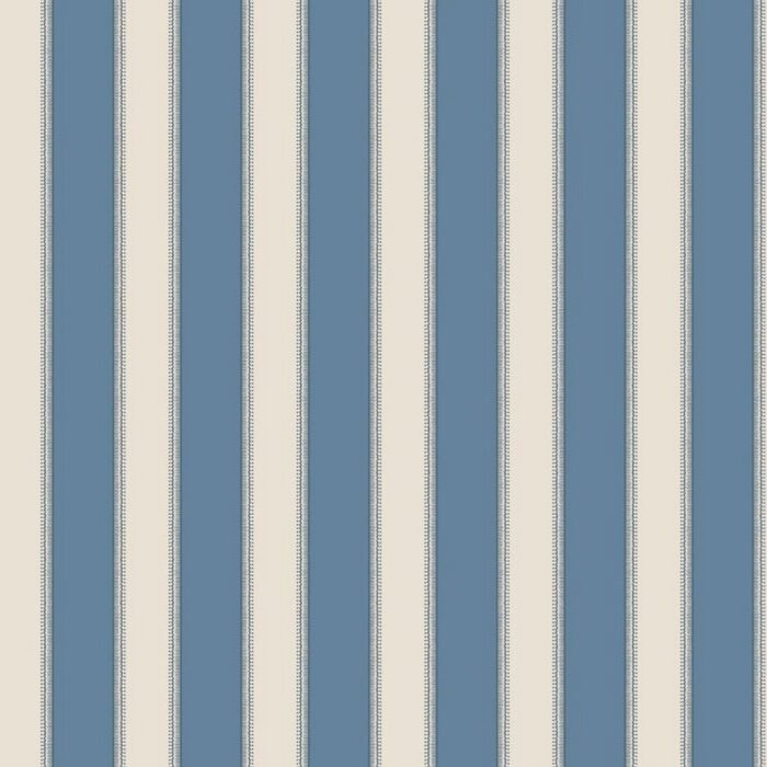 Sackville Stripe Wallpaper - Blue swatch