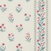 blue botanical wallpaper from nina campbell