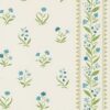 blue botanical wallpaper from nina campbell