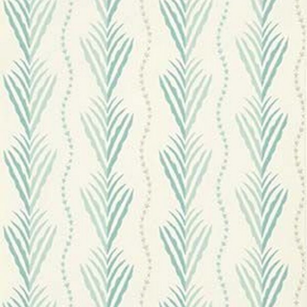 Meridor Wallpaper - Aqua by blue striped wallpaper from nina campbell