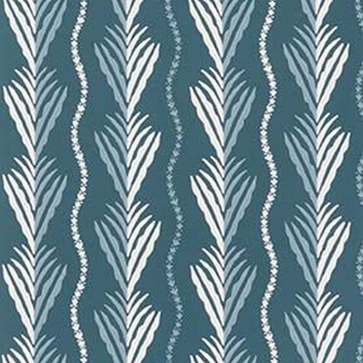 blue striped wallpaper from nina campbell