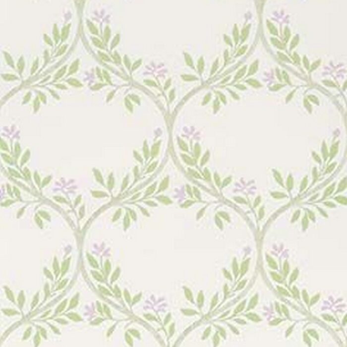 Arber Wallpaper - Sage / Lilac swatch