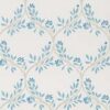 blue botanical wallpaper from nina campbell