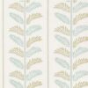blue botanical wallpaper from nina campbell