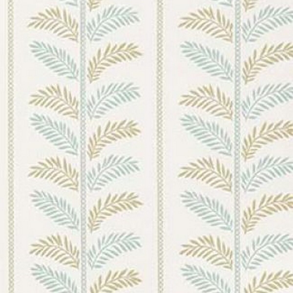 blue botanical wallpaper from nina campbell