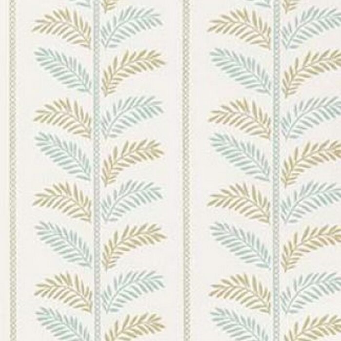 Plumier Wallpaper - Aqua /  Beige – Aqua / Beige swatch