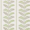 green botanical wallpaper from nina campbell