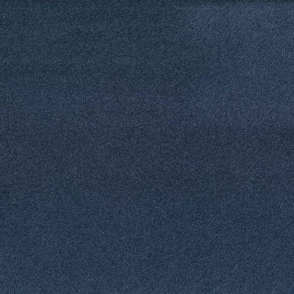 Velour Fabric - Cobalt by blue plain velvet-chenille fabric from Osborne & Little
