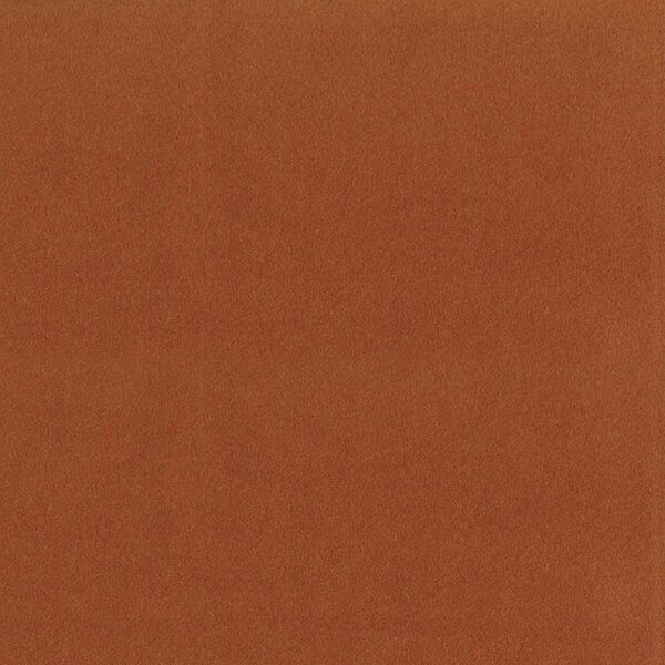 Velour Fabric - Mandarin by orange plain velvet-chenille fabric from Osborne & Little