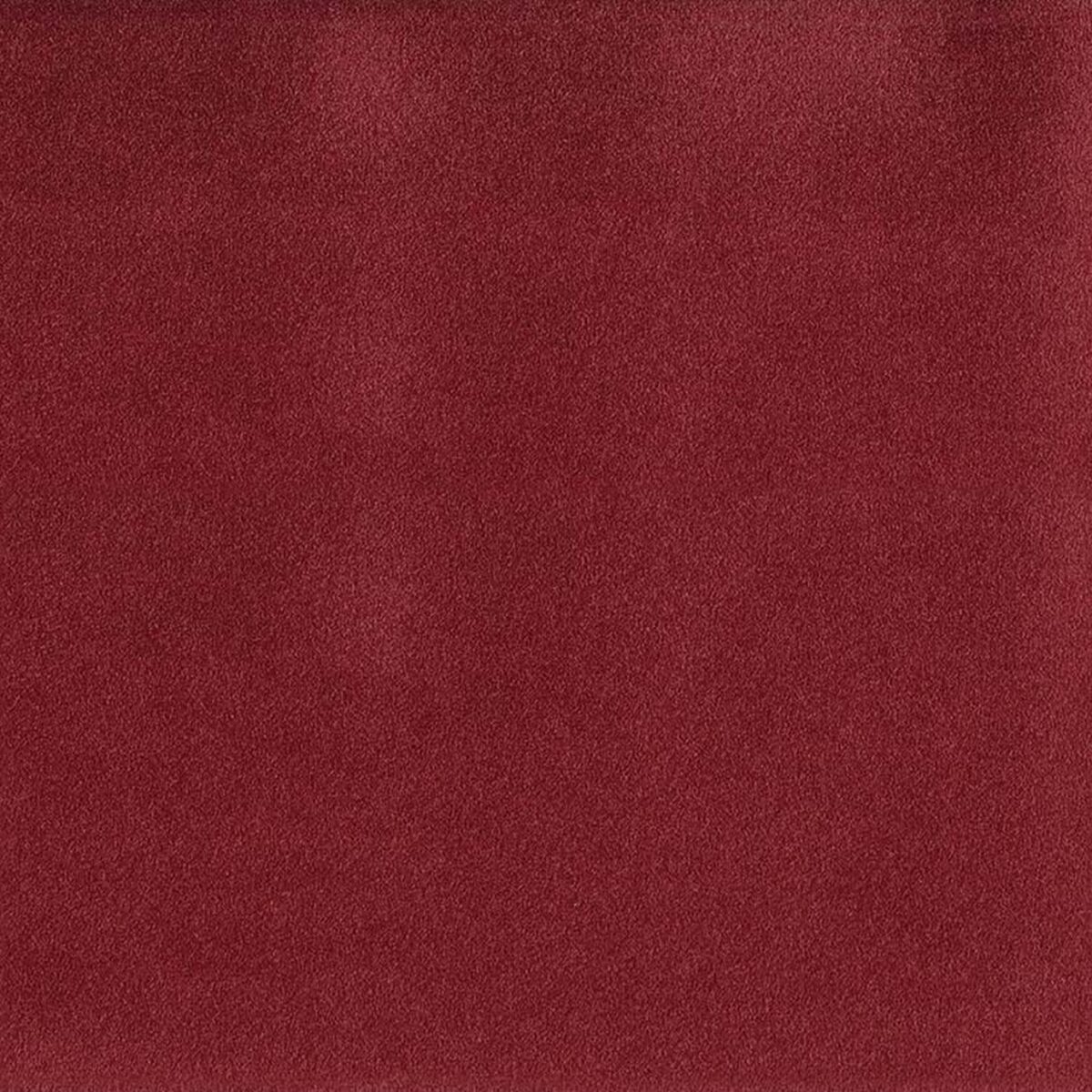 red plain velvet-chenille fabric from Osborne & Little