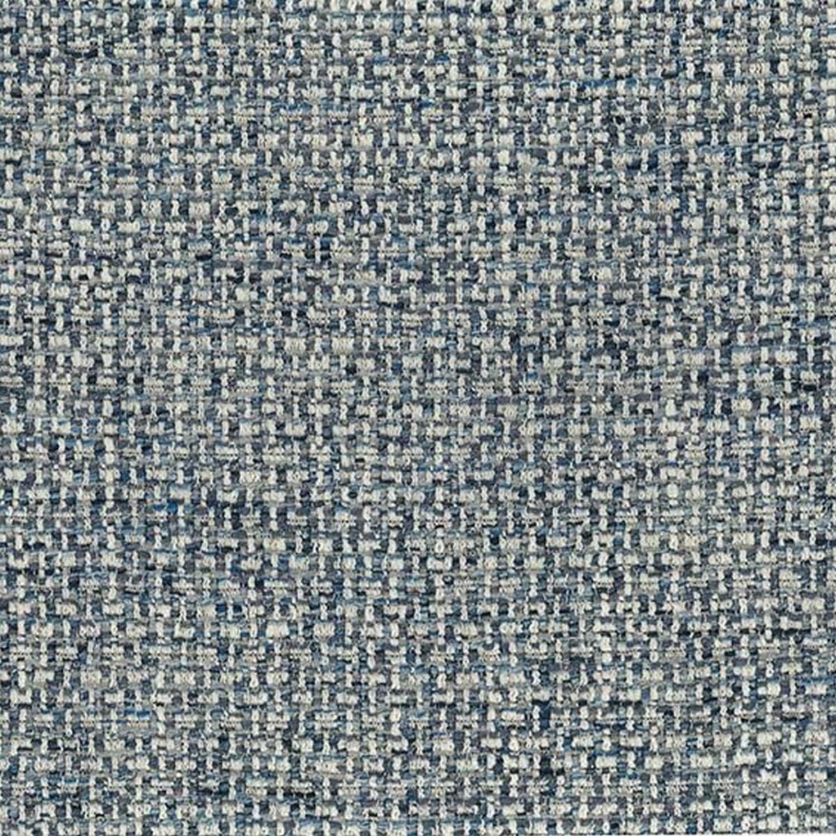 Moreton Fabric - Indigo by blue plain woven fabric from Osborne & Little