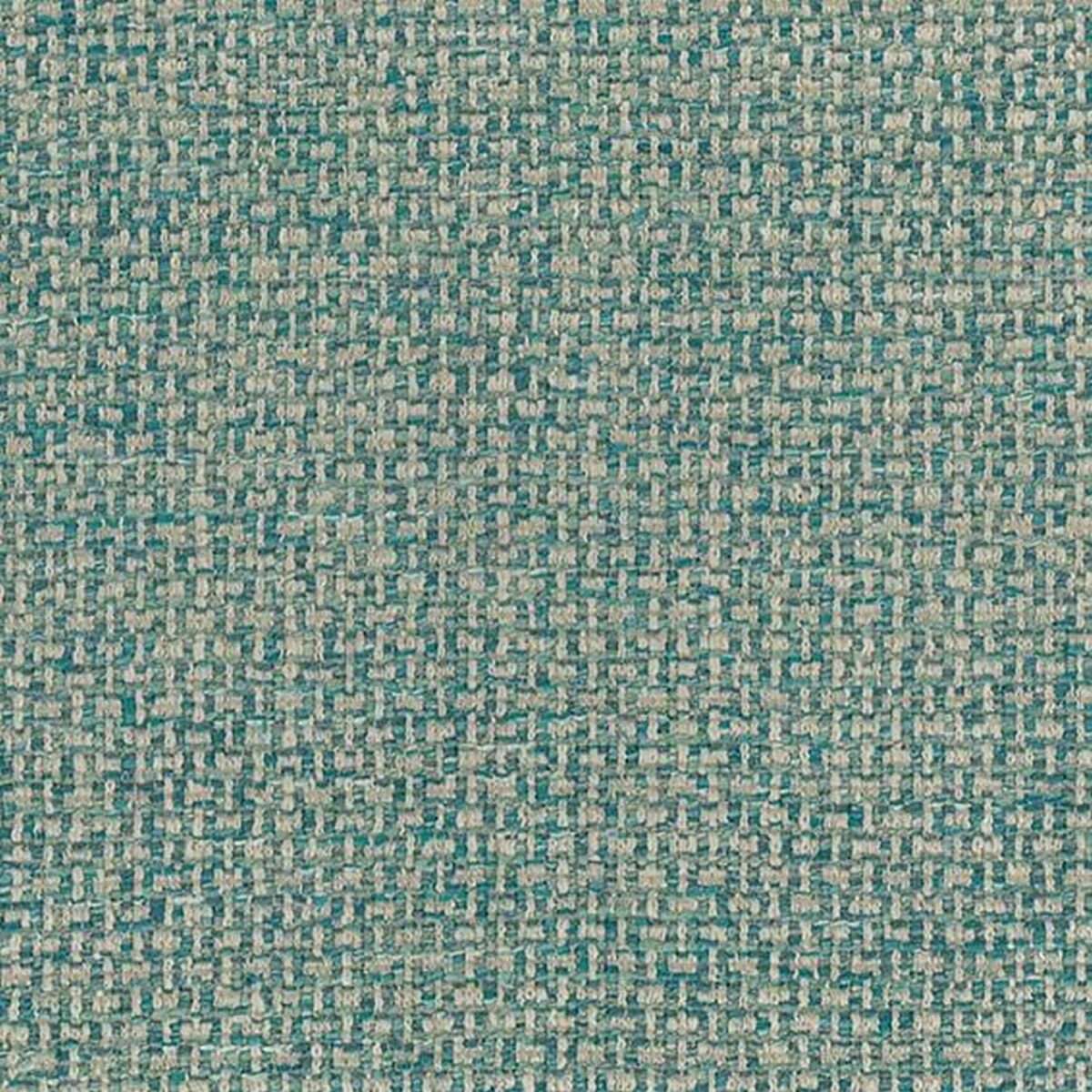 Moreton Fabric - Peacock by green plain woven fabric from Osborne & Little