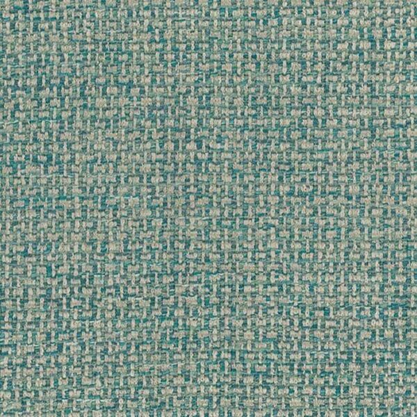 Moreton Fabric - Peacock by green plain woven fabric from Osborne & Little