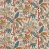yellow botanical embroideried fabric from Osborne & Little