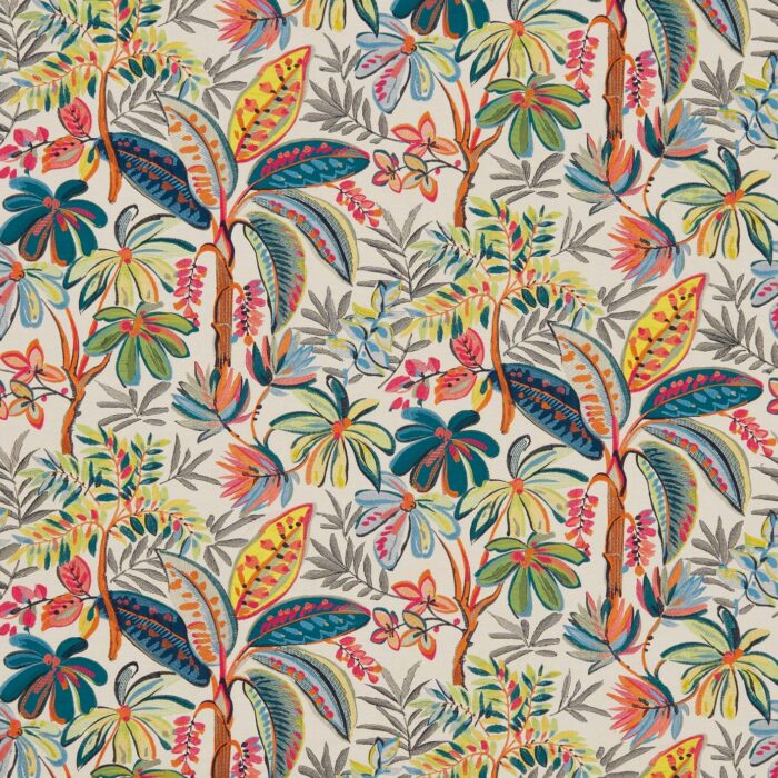 Tivoli Fabric - Fuchsia / Navy swatch