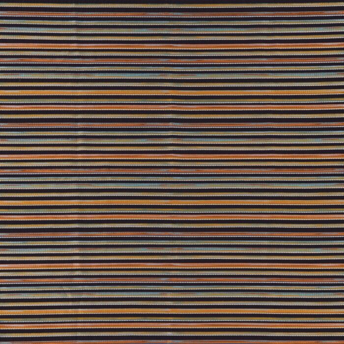 Kandy Fabric - Terracotta /  Charcoal – Terracotta / Charcoal swatch