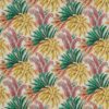 yellow botanical embroideried fabric from Osborne & Little
