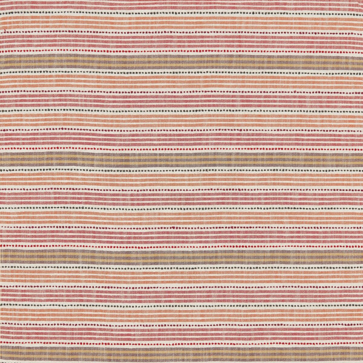 Espalier Fabric - Crimson by red striped woven fabric from Osborne & Little
