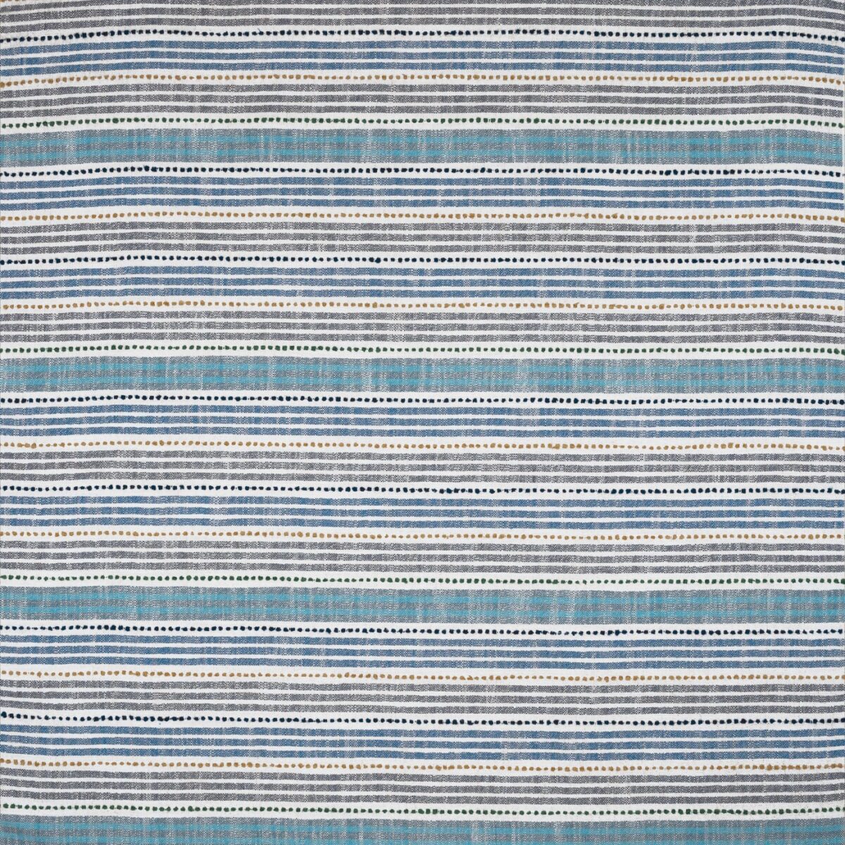 Espalier Fabric - Azure by blue striped woven fabric from Osborne & Little
