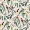 pink animal wallpaper from osborne & little