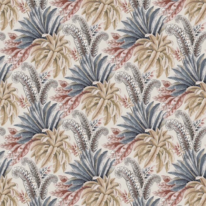 Paloma Wallpaper - Terracotta  / Ochre / Steel – Terracotta / Ochre / Steel swatch