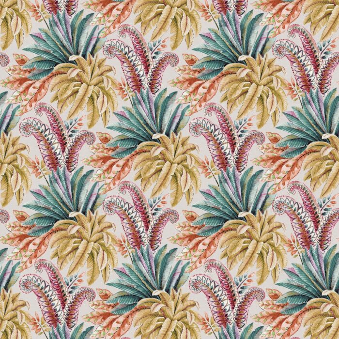 Paloma Wallpaper - Gold /  Emerald / Fuchsia – Gold / Emerald / Fuchsia swatch