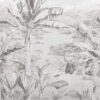 black-grey botanical wallpaper from osborne & little