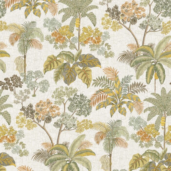 Malabar Wallpaper - Gold swatch