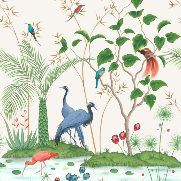Mirage Wallpaper - Ivory swatch