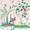 pink animal wallpaper from osborne & little