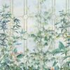 green botanical wallpaper from osborne & little