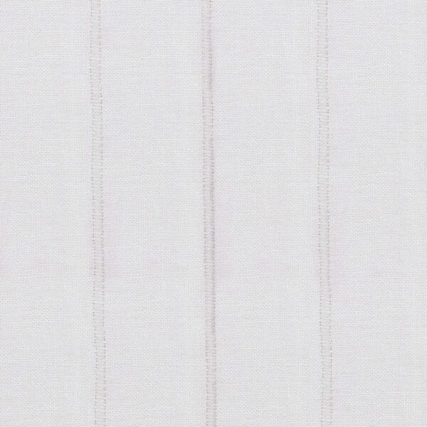 Empyrea Stripe Fabric - Pearl by white striped linen fabric from Osborne & Little
