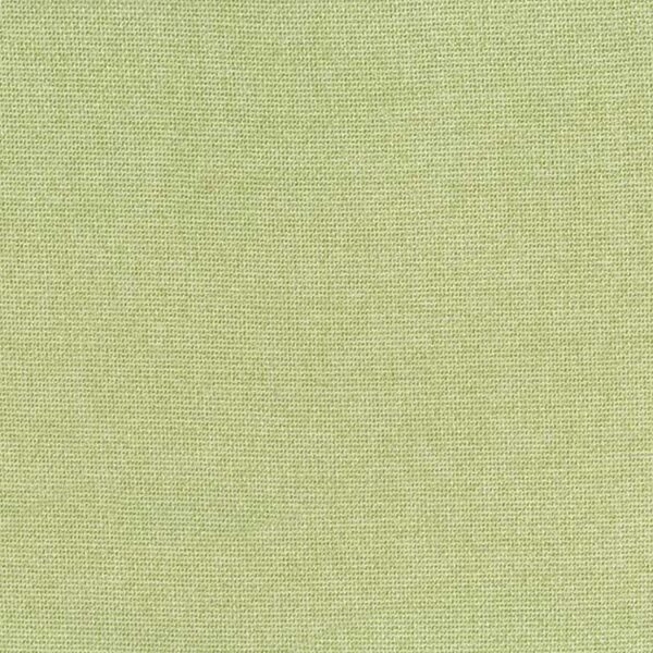 Ocean Fabric - Pale Lime by green plain woven fabric from Osborne & Little