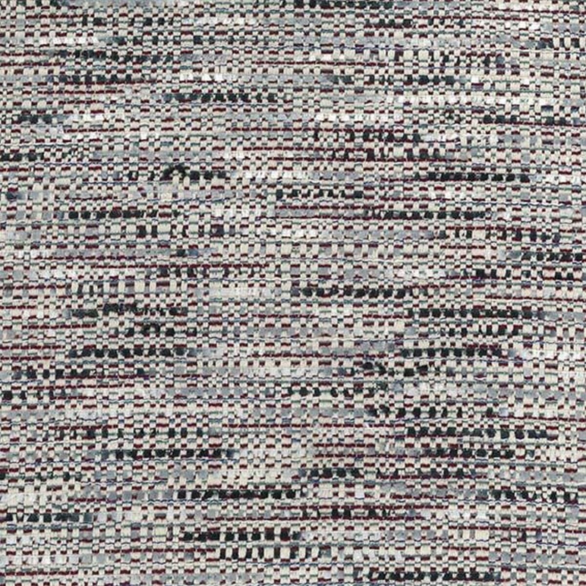 Reef Fabric - Ivory / Ice / Cranberry by white plain woven fabric from Osborne & Little