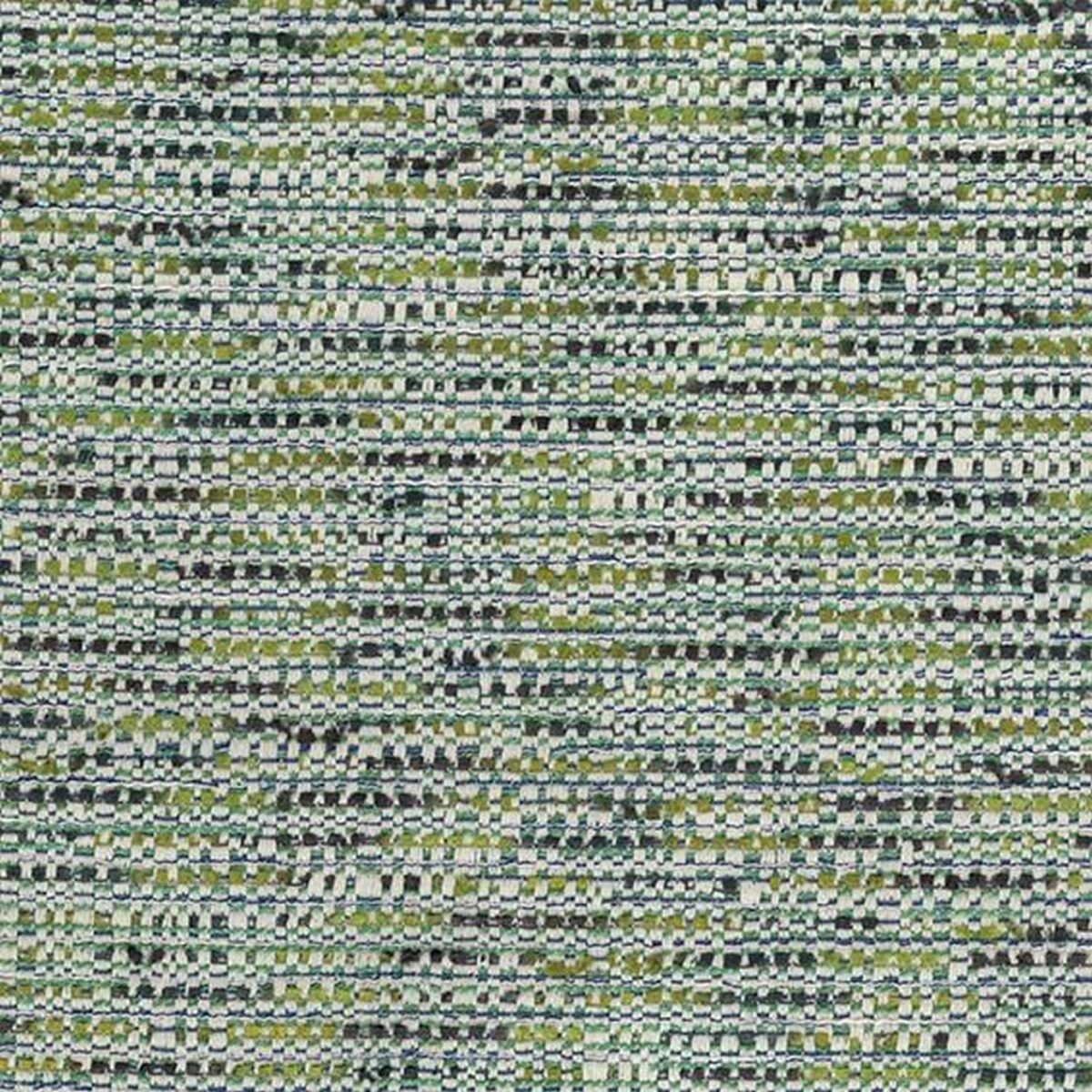 Reef Fabric - Ivory / Leaf by green plain woven fabric from Osborne & Little