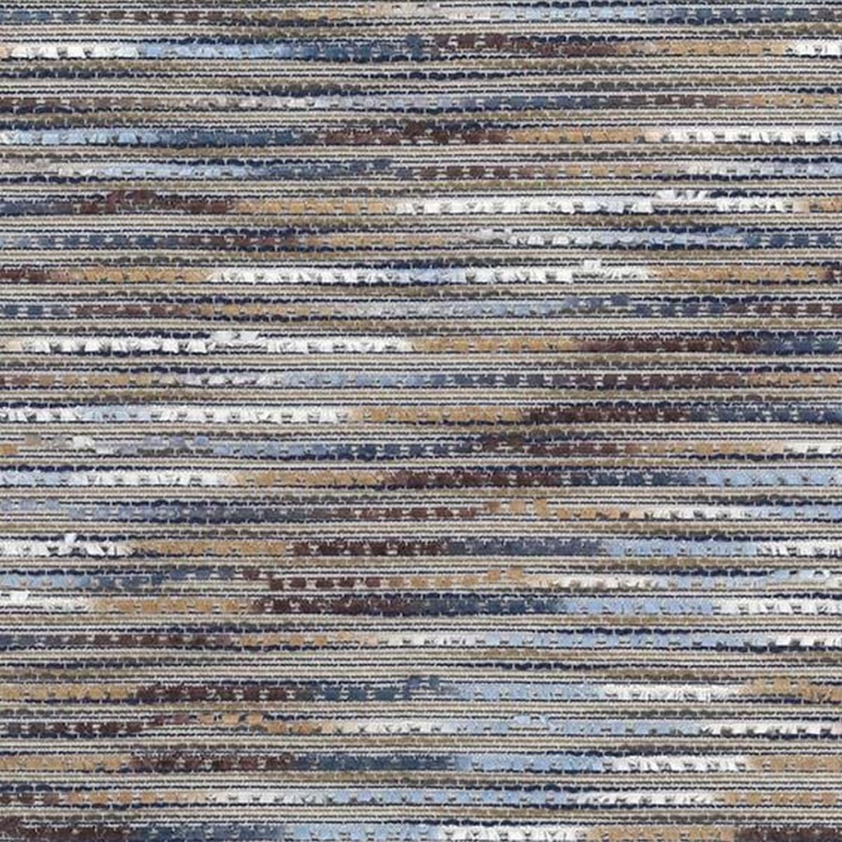 Wave Fabric - Ivory / Indigo by blue striped misc fabric from Osborne & Little